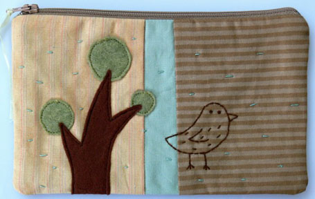 Chirpy Bird Purse by Julie Knoblock, available from www.georgielove.com.au