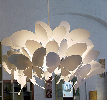 Butterfly Lightshade by Melbourne-based lighting and furniture designer, Alex Earl. Butterfly Lightshade by Melbourne-based lighting and furniture designer, Alex Earl.