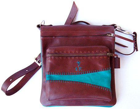 te. fold handmade leather bag te. fold handmade leather bag