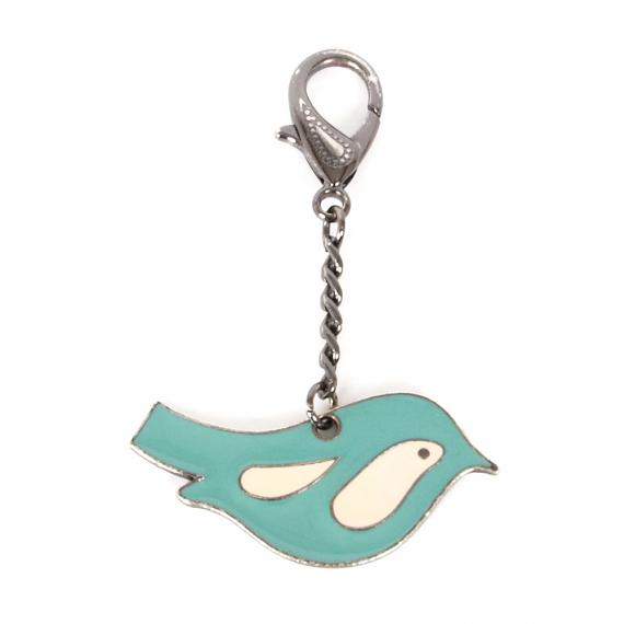 Bird keyring which comes with Carry All Summer Sky by b.sirius