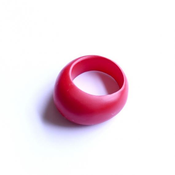 Oval Resin Ring - Red designed and made in Australia by mooku