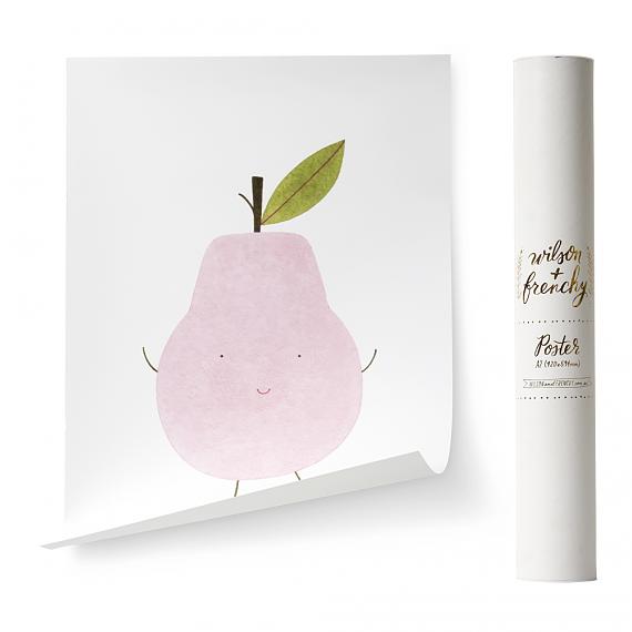 Limited Edition Little Pear A2 Poster designed in Australia by wilson & frenchy