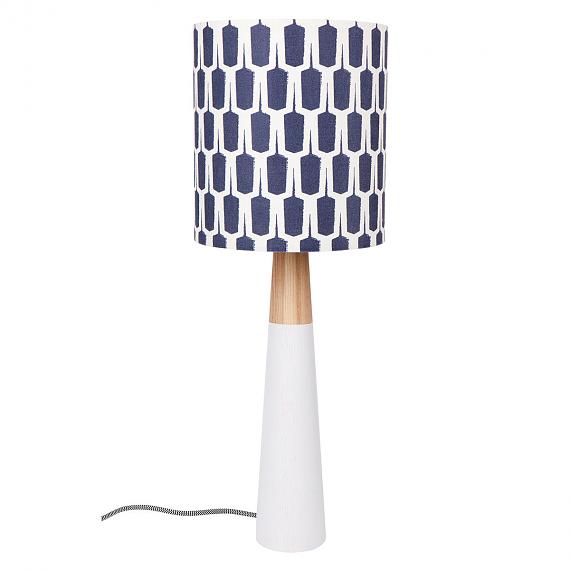 Woodblock Fabric Table Lamp - designed in Australia by Micky and Stevie