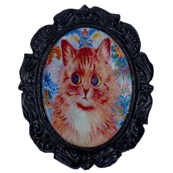 Cat Cameo Brooch by Button Tree