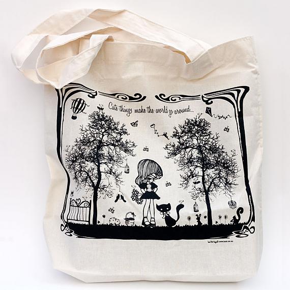 Cute Things Tote Bag by Sonia Brit Designs for Bob Boutique