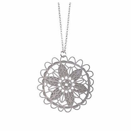 Doily Stainless Steel Pendant by Polli