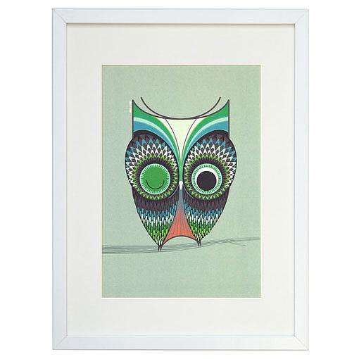 Wise Owl A4 Print by I Ended Up Here